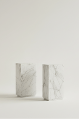 Somerset Rectangular Marble Pedestal
