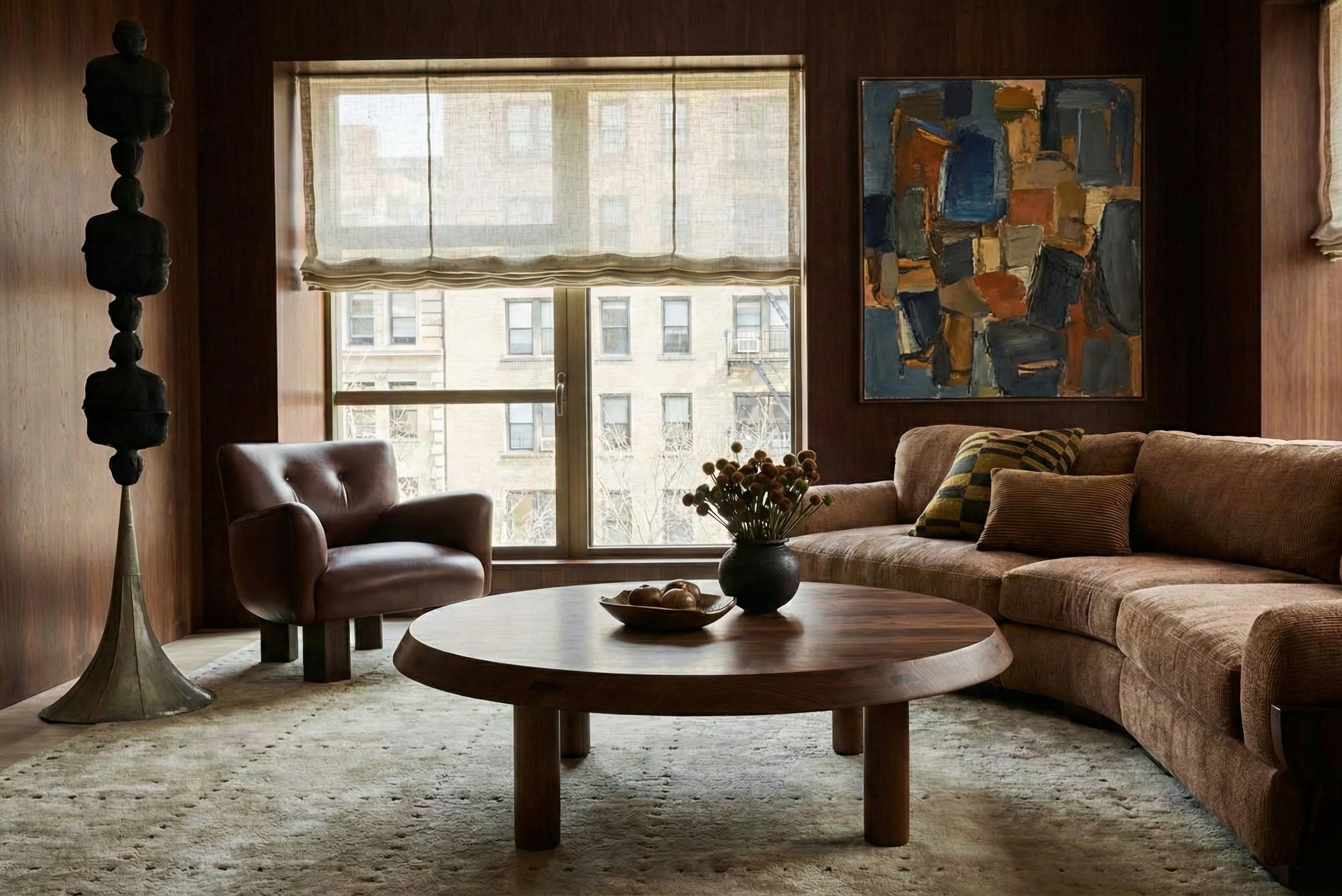 Sora 48" Solid Wood Coffee Table