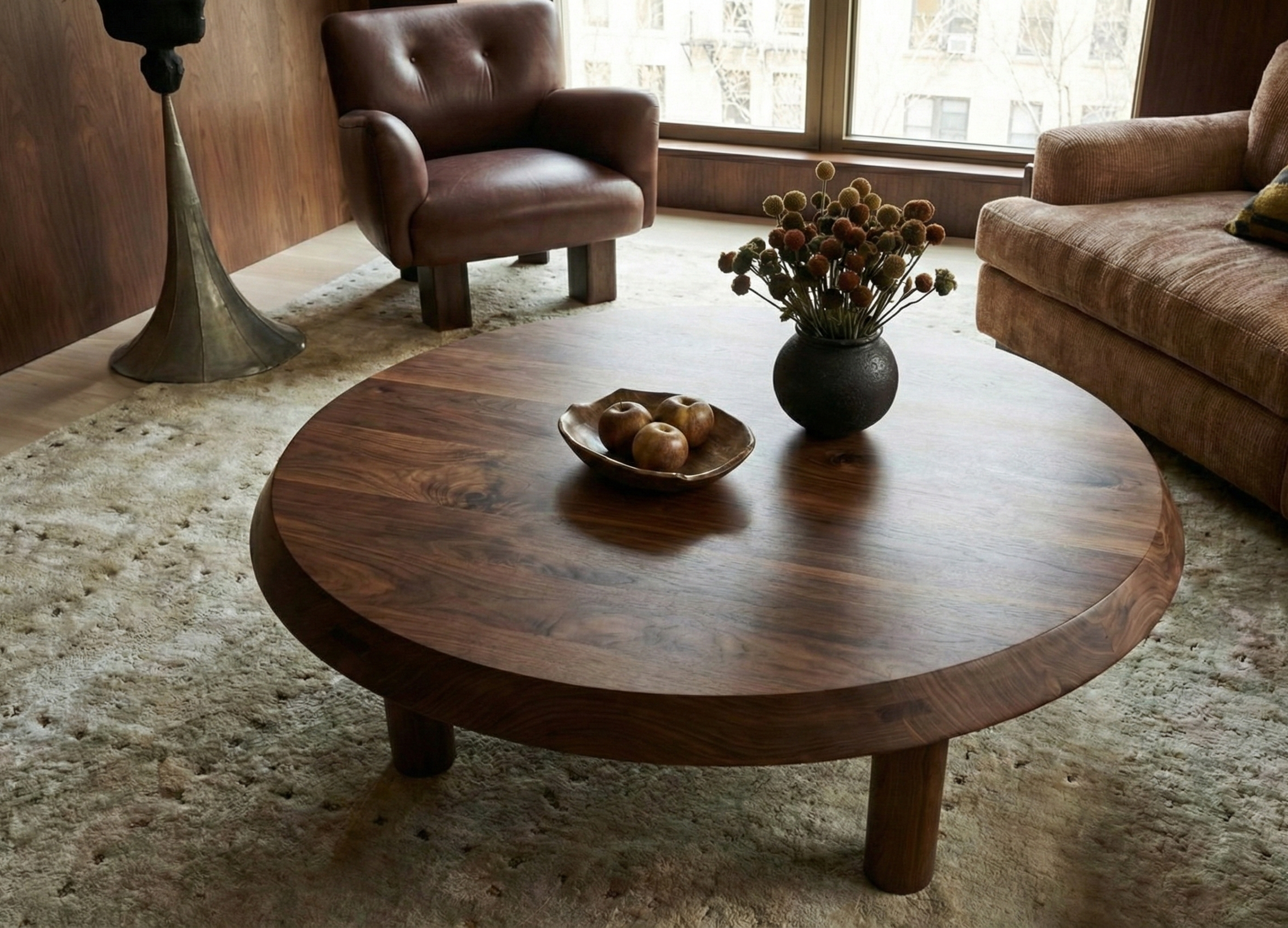 Sora 48" Solid Wood Coffee Table