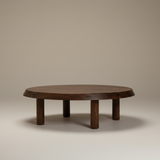 sora walnut coffee table