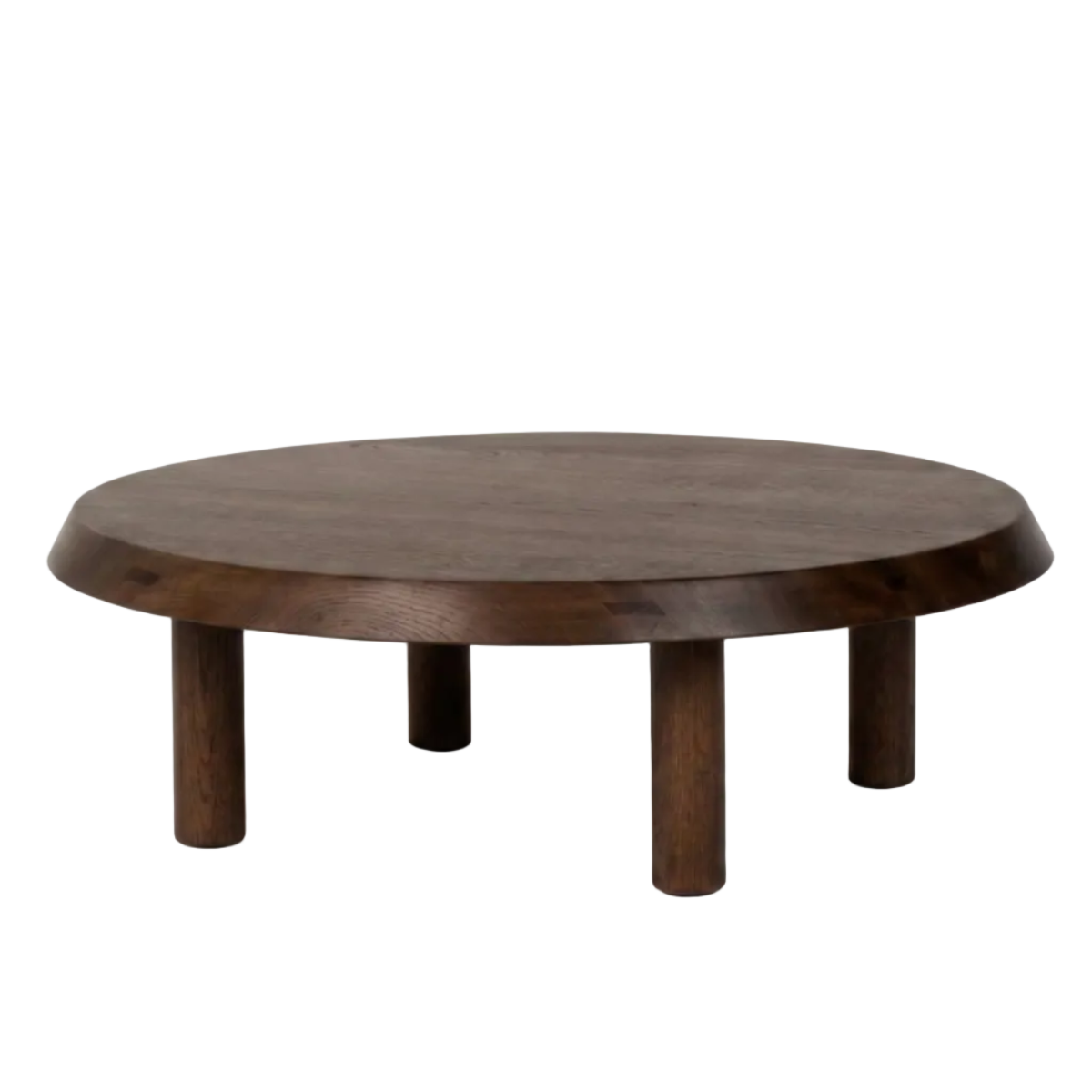 white-bg sora walnut coffee table