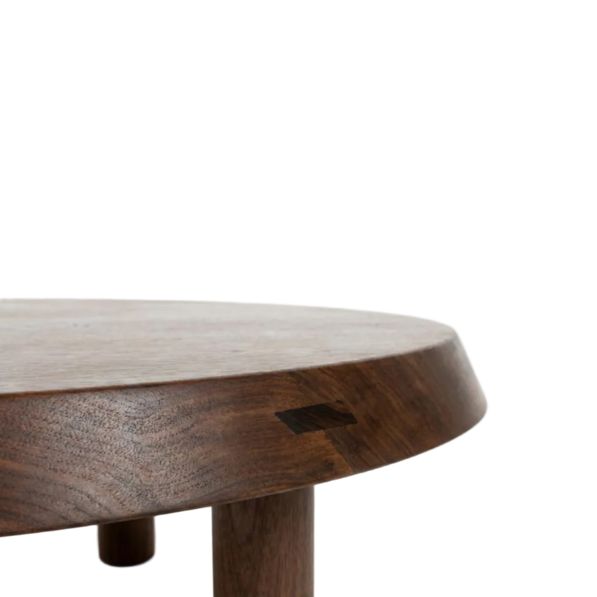 white-bg sora walnut coffee table